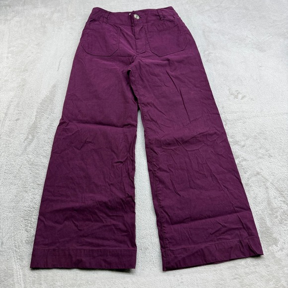 Maeve Pants - Maeve Wide Leg Pants in Deep Plum